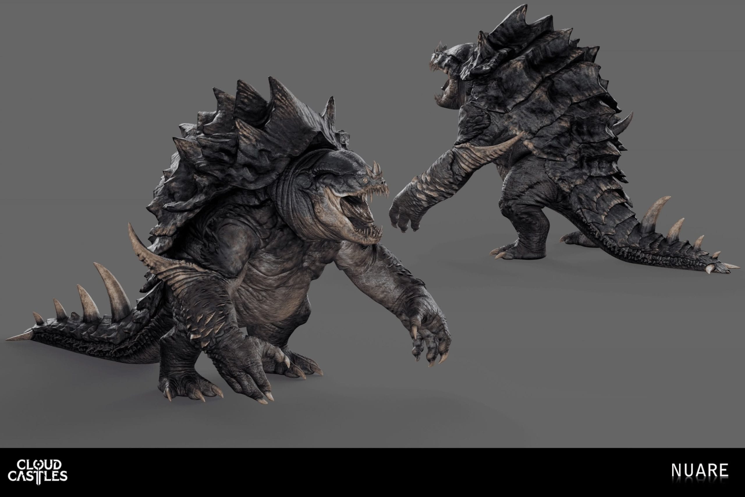 Cloud Castles creature design turnaround by NUARE