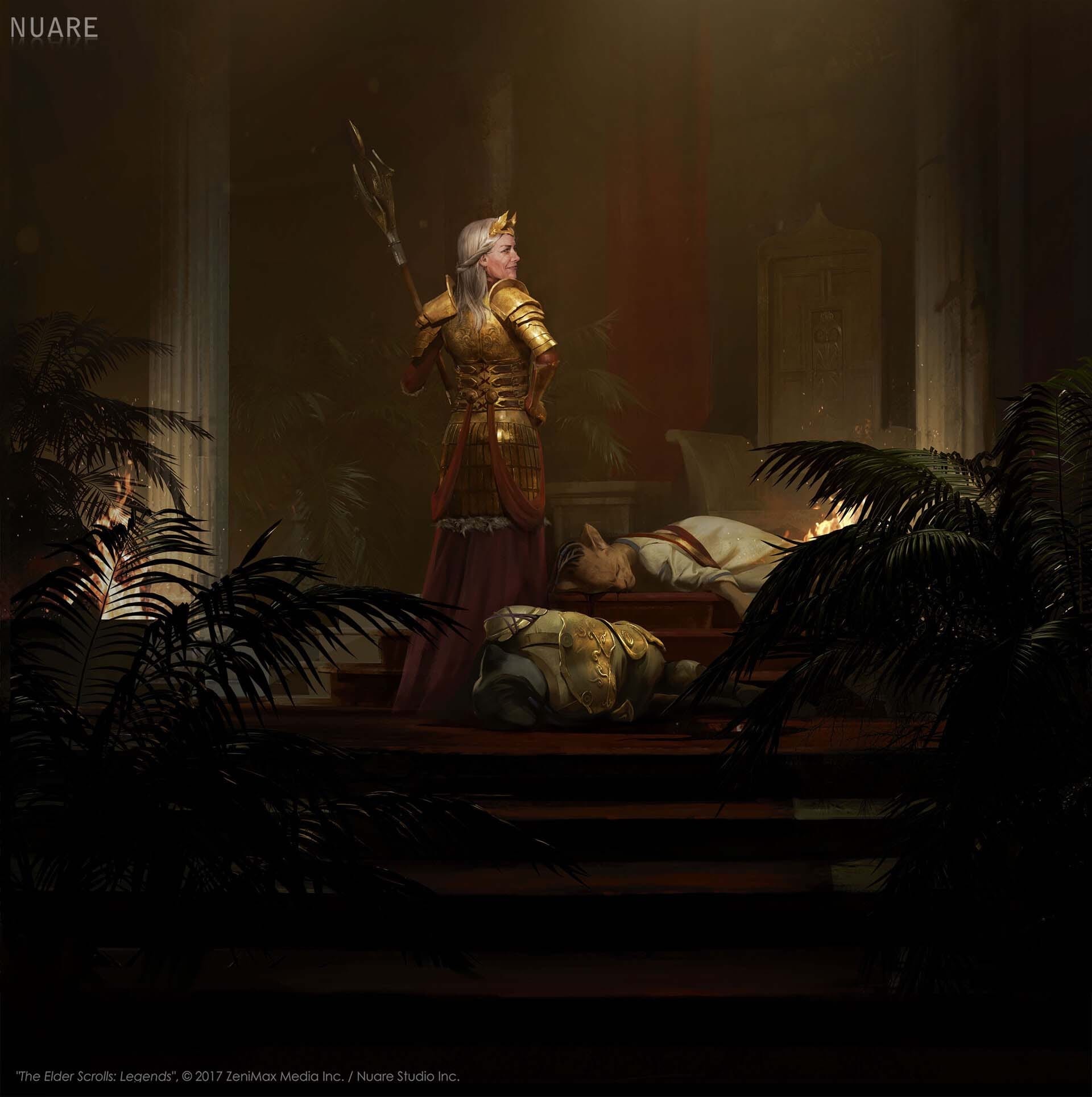 The Elder Scrolls: Legends character illustration by NUARE