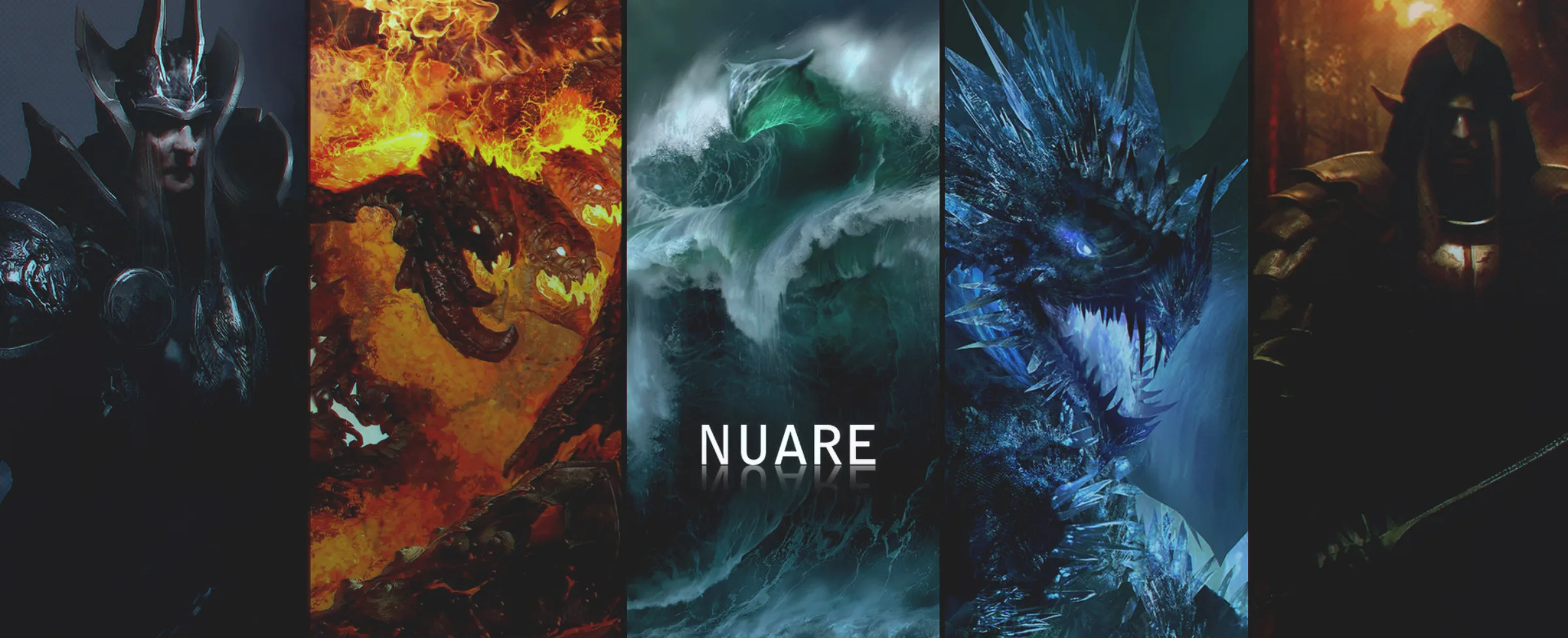 NUARE website opening announcement artwork