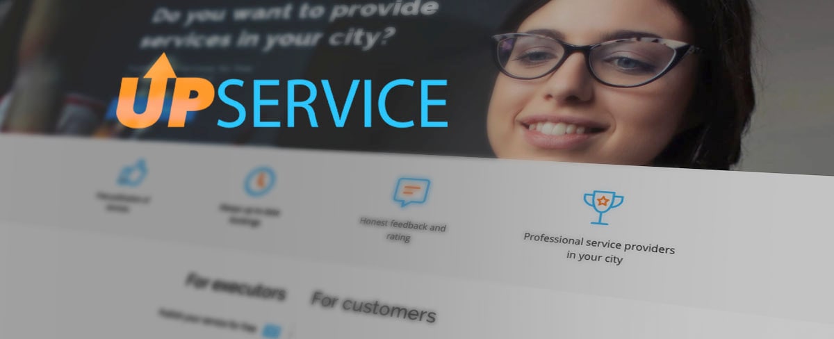UPservice.com artwork by Nuare Studio